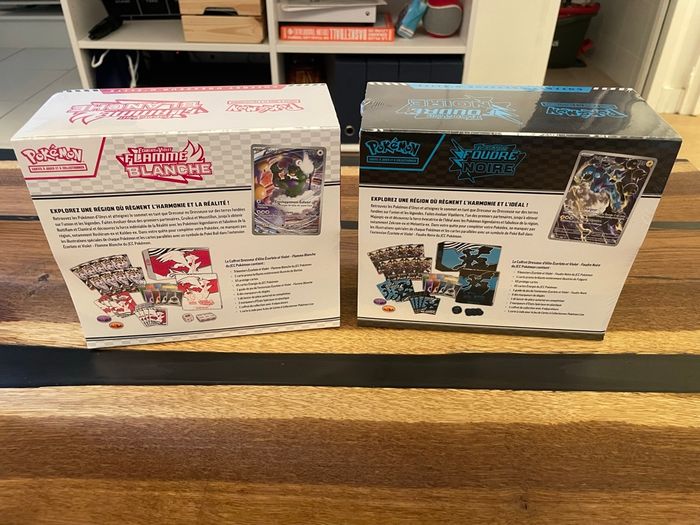 Pokemon Duo ETB EV10.5 Flamme Blanche + Foudre Noire FR [Scellé] 🇫🇷 - photo numéro 2