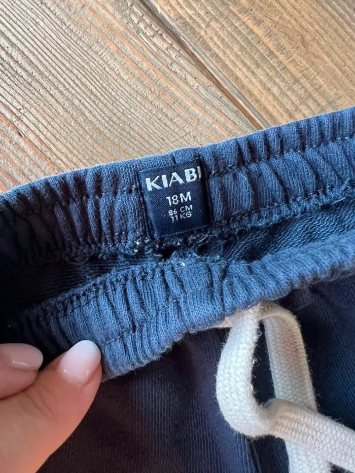 Pantalon jogging habillé bleu marine - photo numéro 3