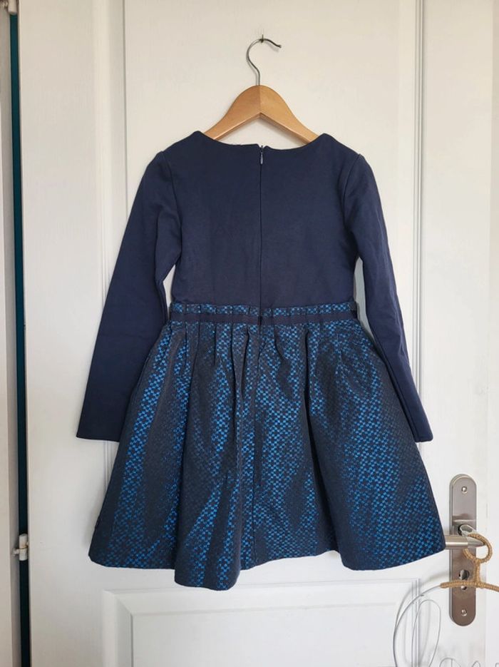 Belle robe 👗 chic bi-matière Okaidi 8 ans état neuf - photo numéro 4
