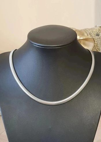Collier argenté acier inoxydable
