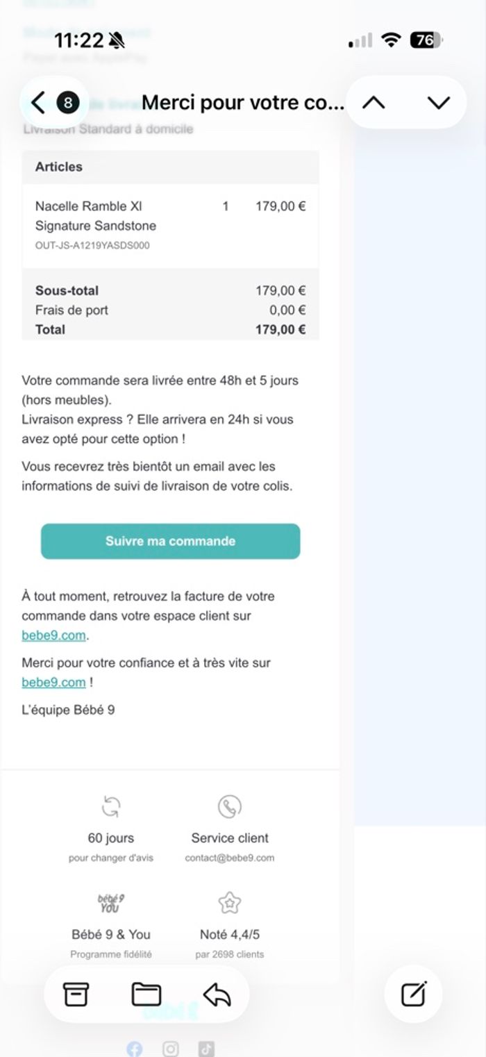 Nacelle JOIE modèle Ramble XI Signature Sandstone - photo numéro 10