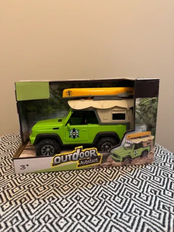 WDK -Voiture tout terrain à friction avec canoë sons et lumières - 3 ans et +