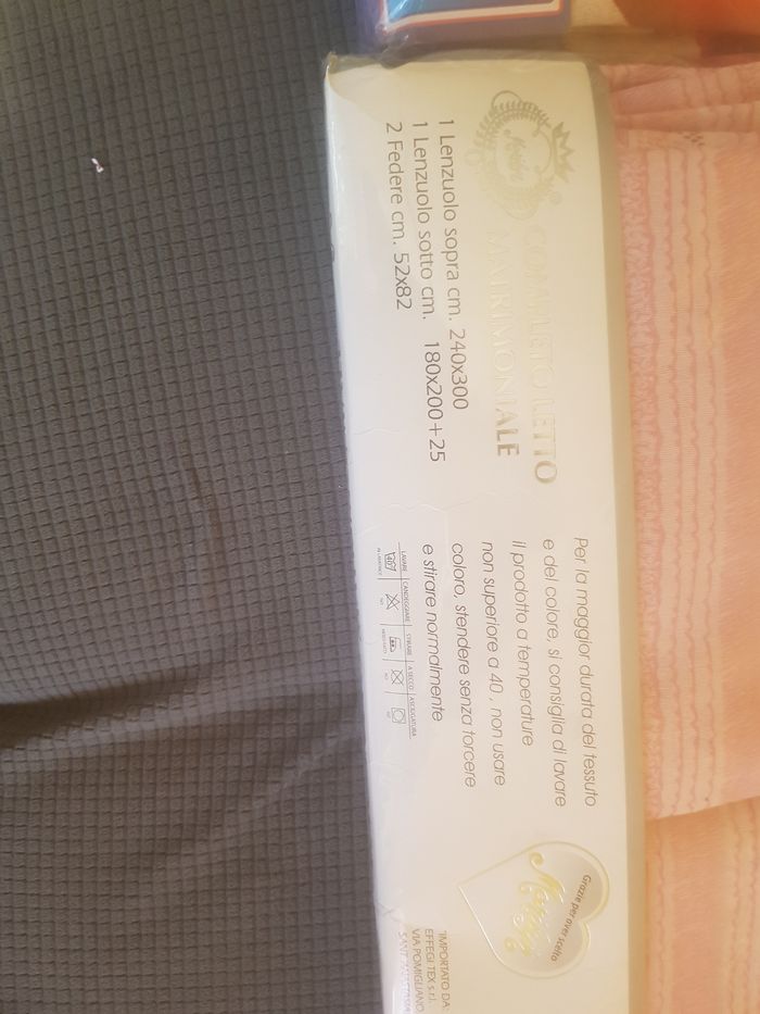 Jolie emsemble de draps grand lit - photo numéro 2