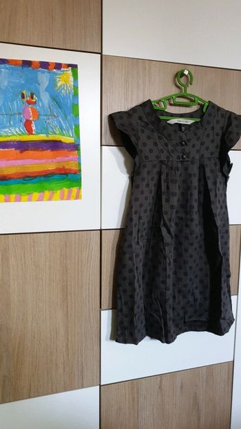 Robe ikks grise 6 ans