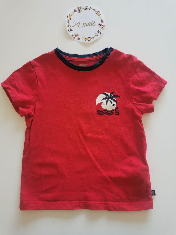 Ensemble d'été 2 t-shirt manches courtes et un short obaibi, hm et Billybandit tbe - photo numéro 2