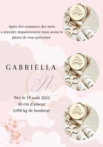 Faire-part naissance