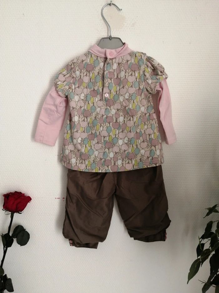 Ensemble bébé fille 12 mois - photo numéro 2