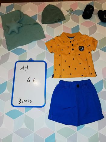 A9 ensemble garçon 3 mois