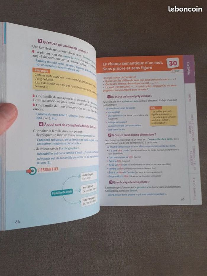 Livre fiches brevet 3ème - Le tout en un - 2024 - photo numéro 3