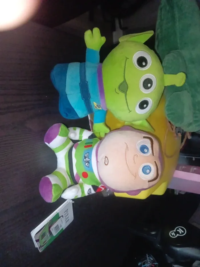 Peluches Buzz l'éclair et alien - photo numéro 2