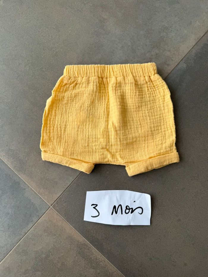 Joli short en gaz de coton 3 mois - photo numéro 3