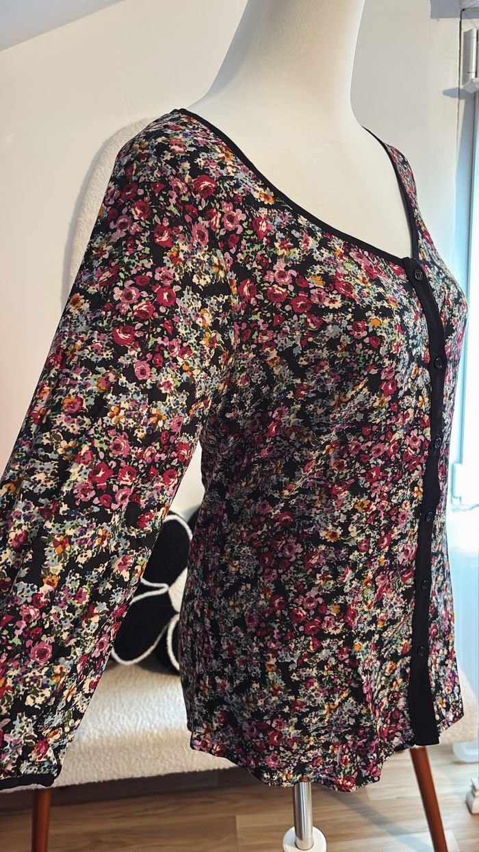 Chemise fleuries Naf Naf T38 - photo numéro 2