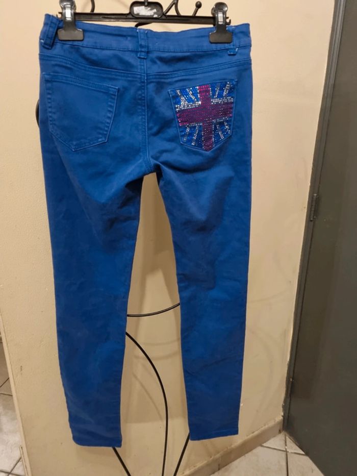 Pantalon bleu - photo numéro 2