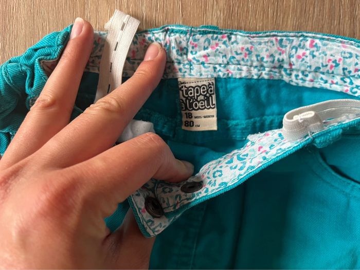 Jupe tape à l’œil bleu turquoise - photo numéro 4