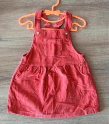 Robe salopette velours Tape à l’œil taille 18M