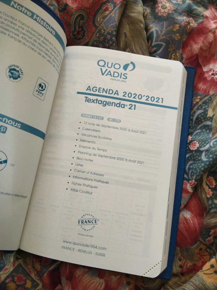 Carnet agenda quo vadis 2020 2021 - photo numéro 2