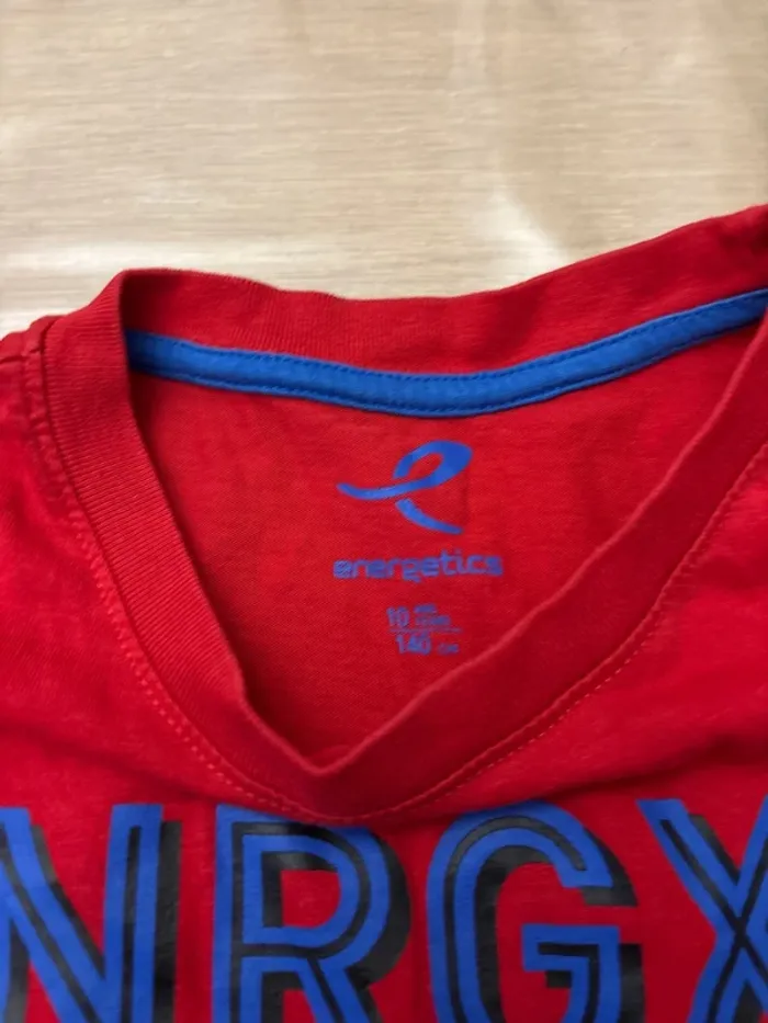 T-shirt rouge, NRGX 10ans - photo numéro 3