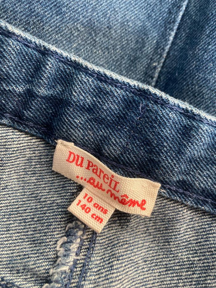 Jupe en jean DPAM 10 ans 140 cm poches cœur neuve - photo numéro 2
