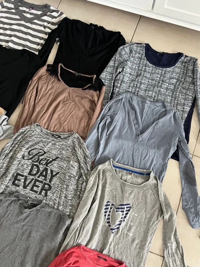 Gros lot de 12 pulls femme taille S 36 grain de malice - photo numéro 5
