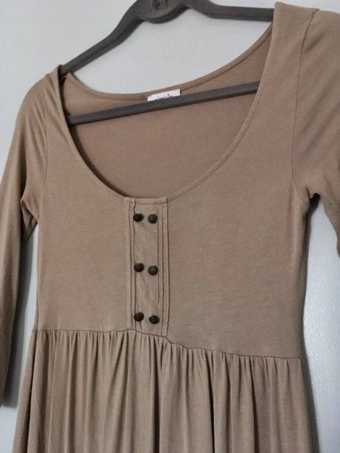 Robe beige foncé, 38 - photo numéro 2