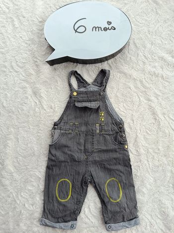 Salopette Garçon 6 mois pattes de chat Orchestra