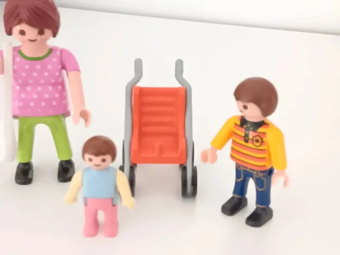 Femme enceinte avec enfants playmobil - photo numéro 5