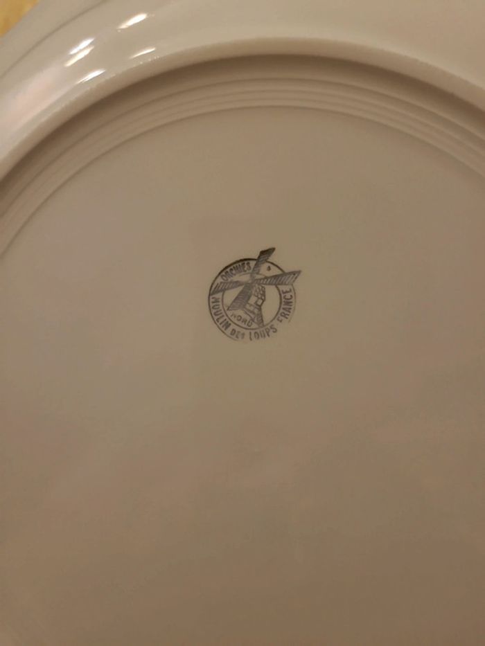 plat creux rond décor oiseau - photo numéro 6