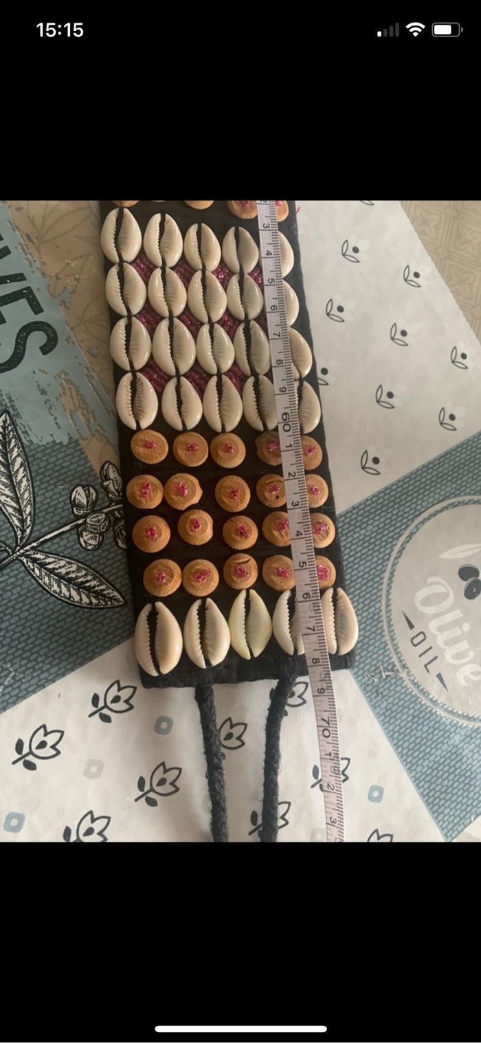Magnifique ceinture en coquillages - photo numéro 7