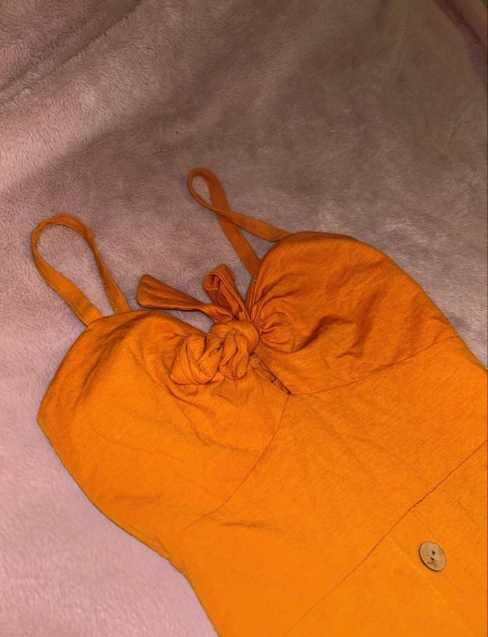 Robe d’été moutarde