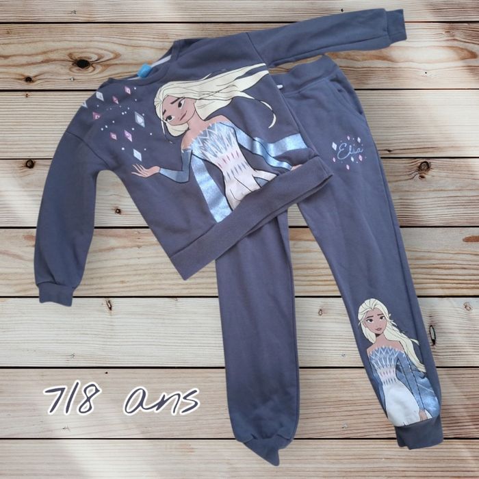 💜 Ensemble cosy La reine des neiges – Disney 7/8 ans 💜 - photo numéro 1