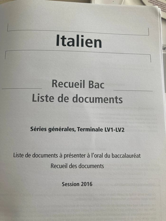 Fascicules CNED - Italien - - photo numéro 13