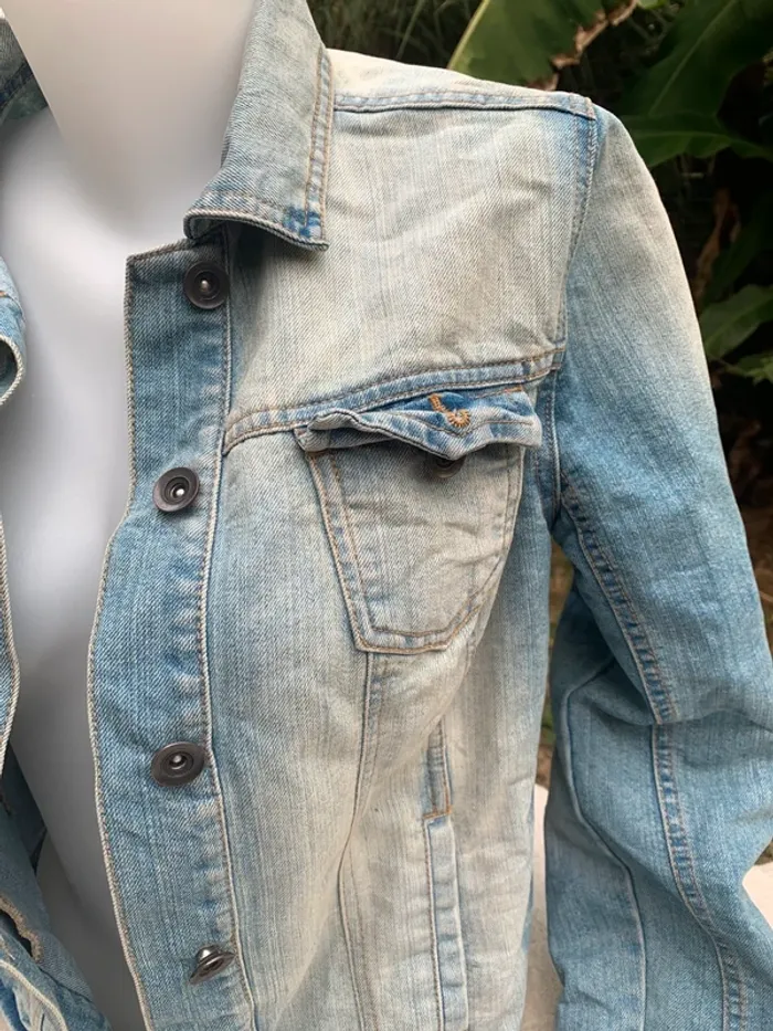 Veste New look vintage délavée taille 42 - photo numéro 5