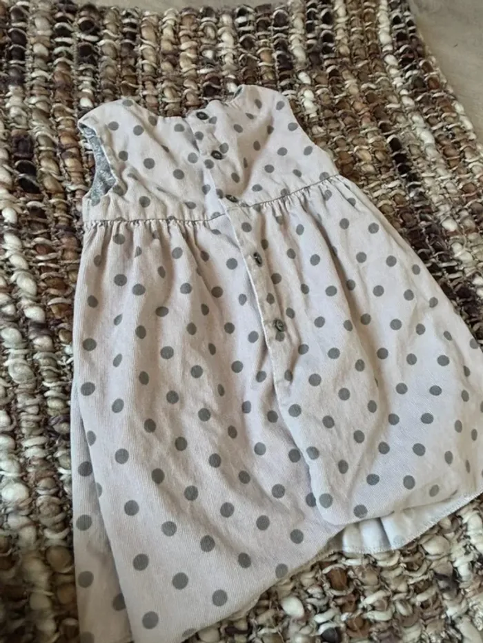 Robe bébé Zara grise 18/24 mois - photo numéro 5