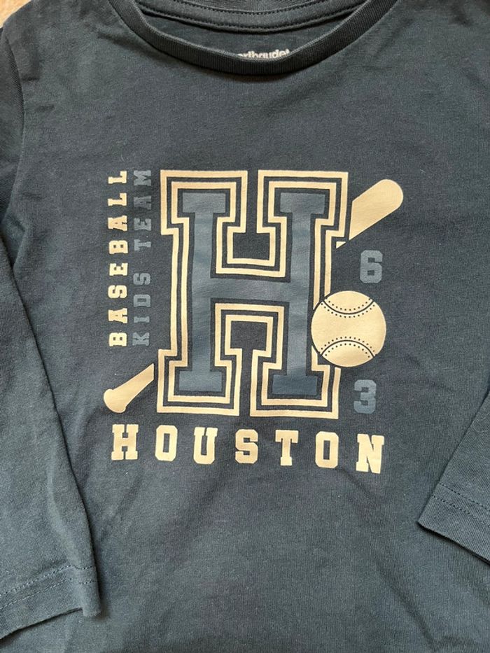 t-shirt marine motif baseball - Verbaudet 3 ans - photo numéro 2