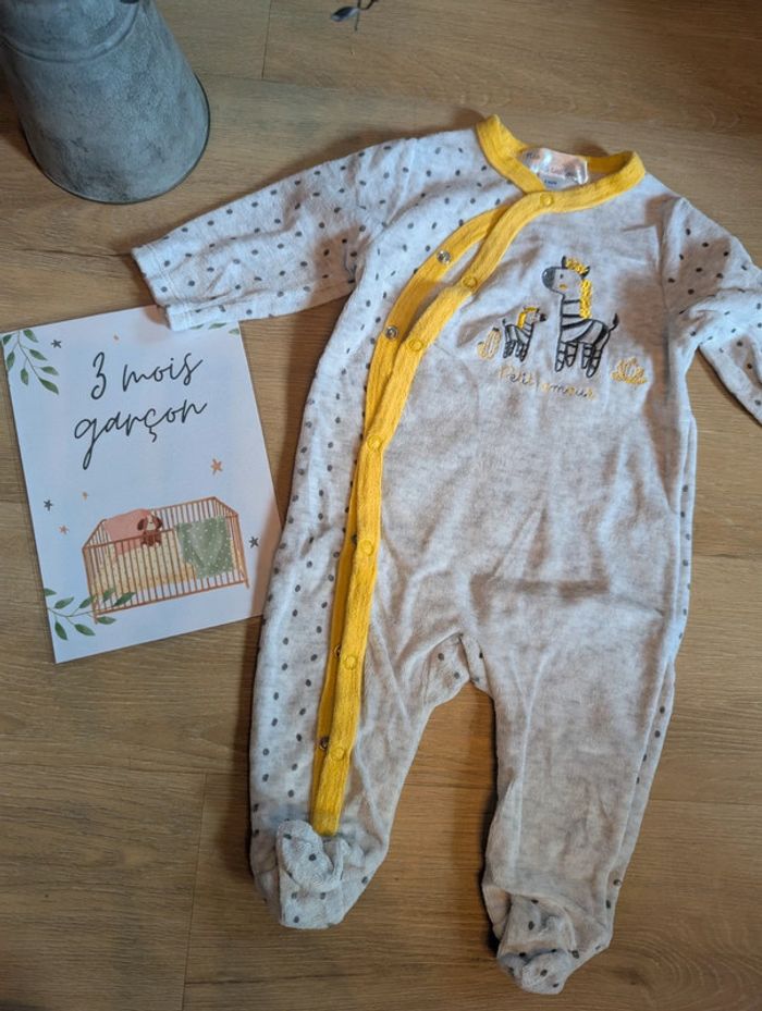 Pyjama Mes petits cailloux 3 mois