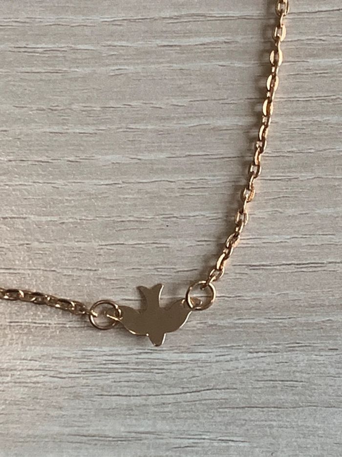 Collier pigeon doré. - photo numéro 3