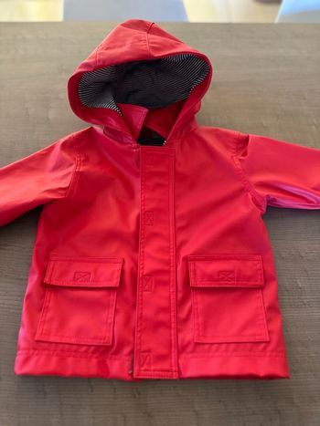 Ciré rouge petit bateau