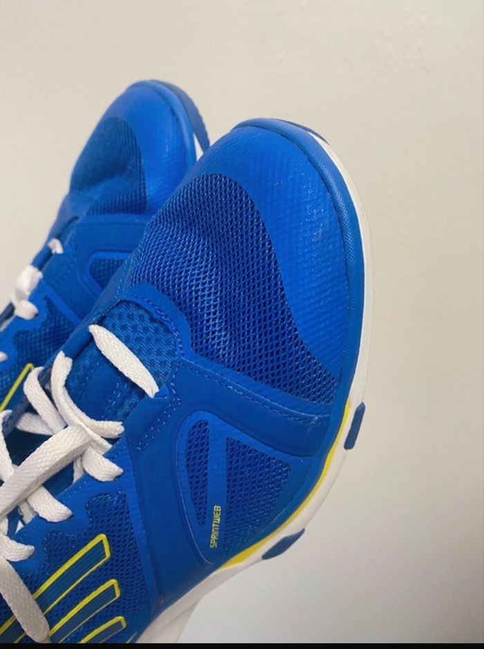 Basket Adidas adizero bleu - photo numéro 4