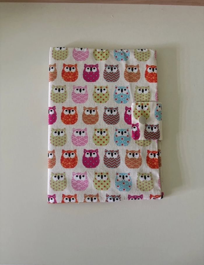 Protège carnet de santé thème Hiboux