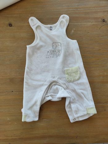 Pyjama type salopette mixte 1 mois