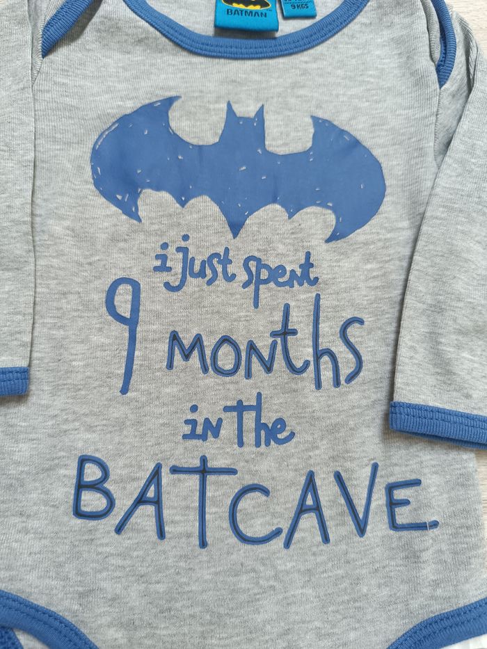 Body manches longues Batman 9 mois - photo numéro 2