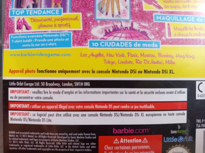Nintendo - DS - Barbie - Star de la mode - photo numéro 8