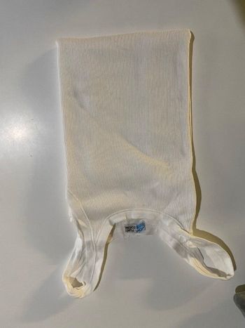 Débardeur à cote blanc  taille s