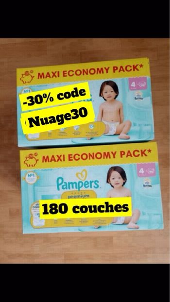 Pampers premium protection taille 4