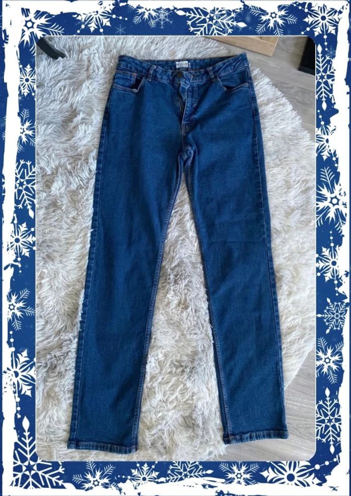 Jean coupe regular bleu foncé - photo numéro 2