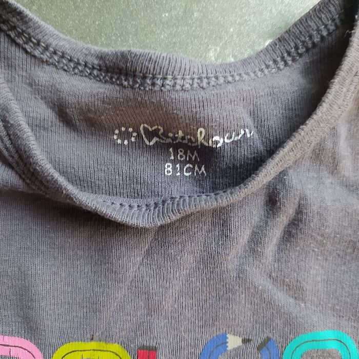 Lot de 2 bodys manches longues 18 mois Kiabi - photo numéro 7