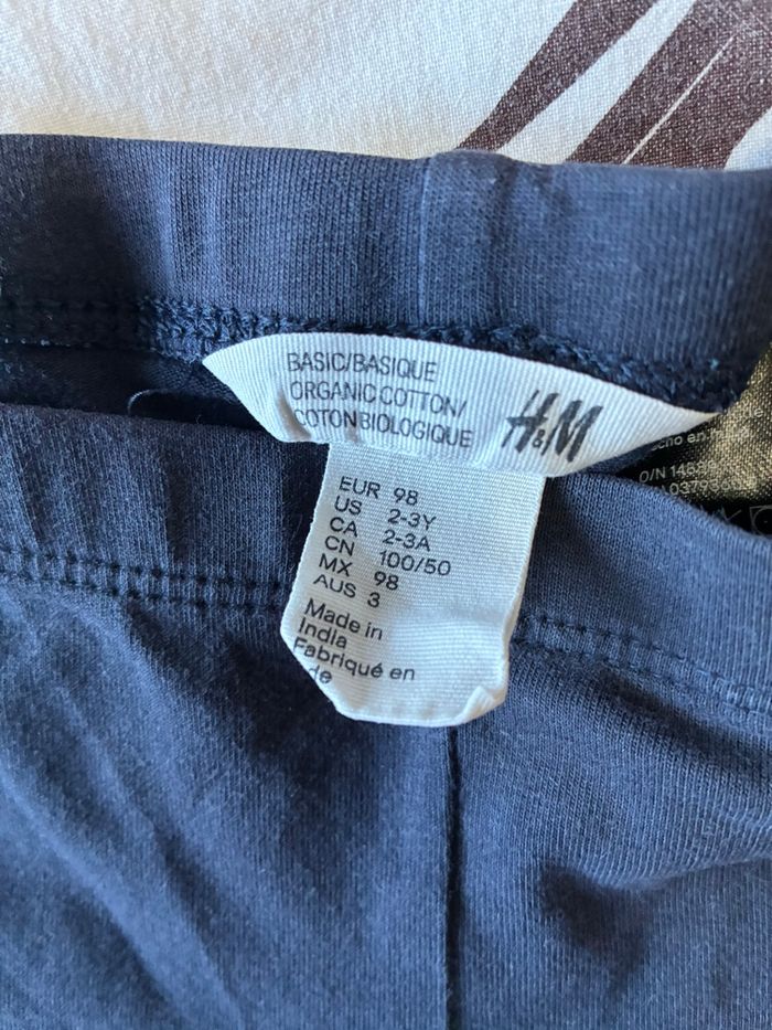 Legging court bleu - photo numéro 2