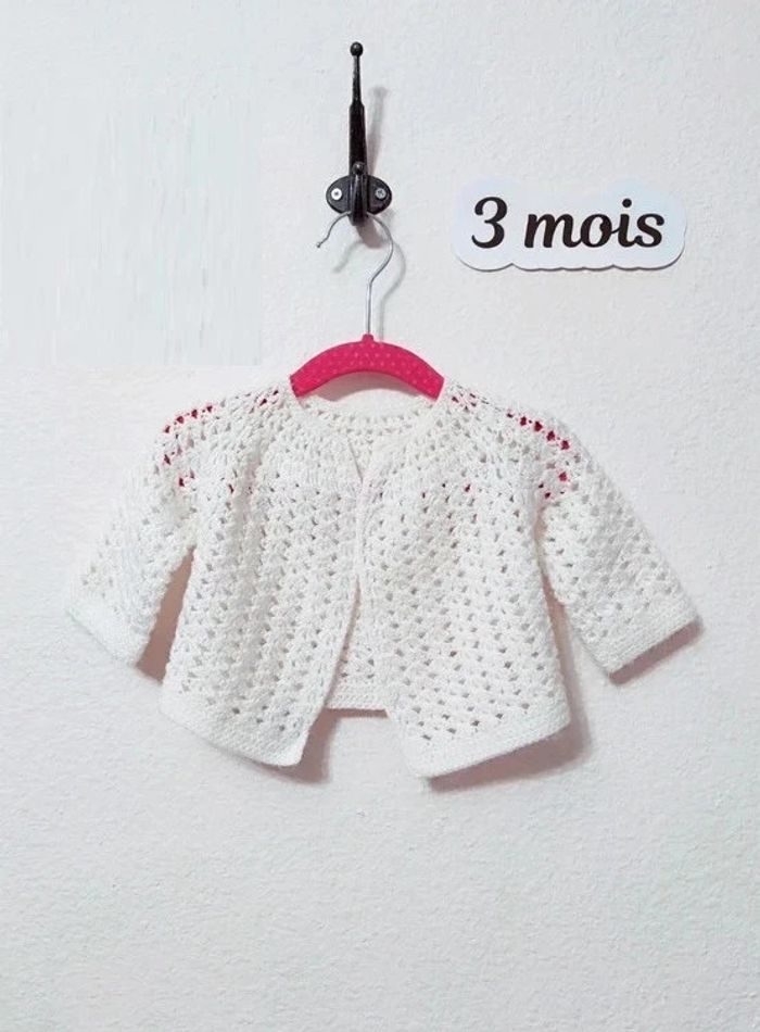 Gilet bébé fille taille 3 mois