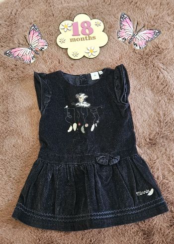 Robe velours minnie 18 mois