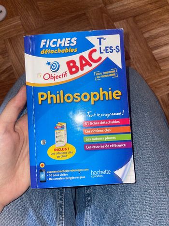 Livre de fiches de philo